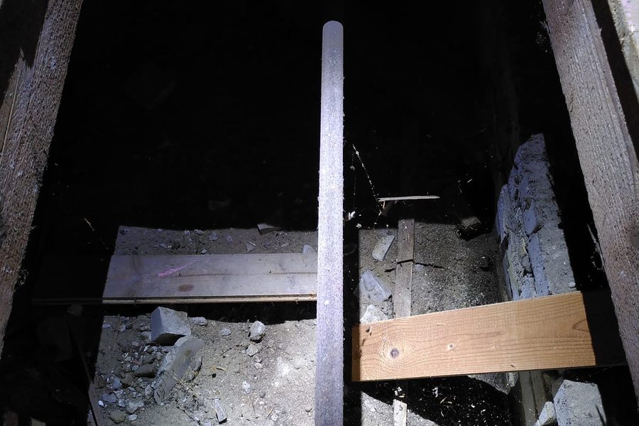 Constructiewerk in de kruipruimte