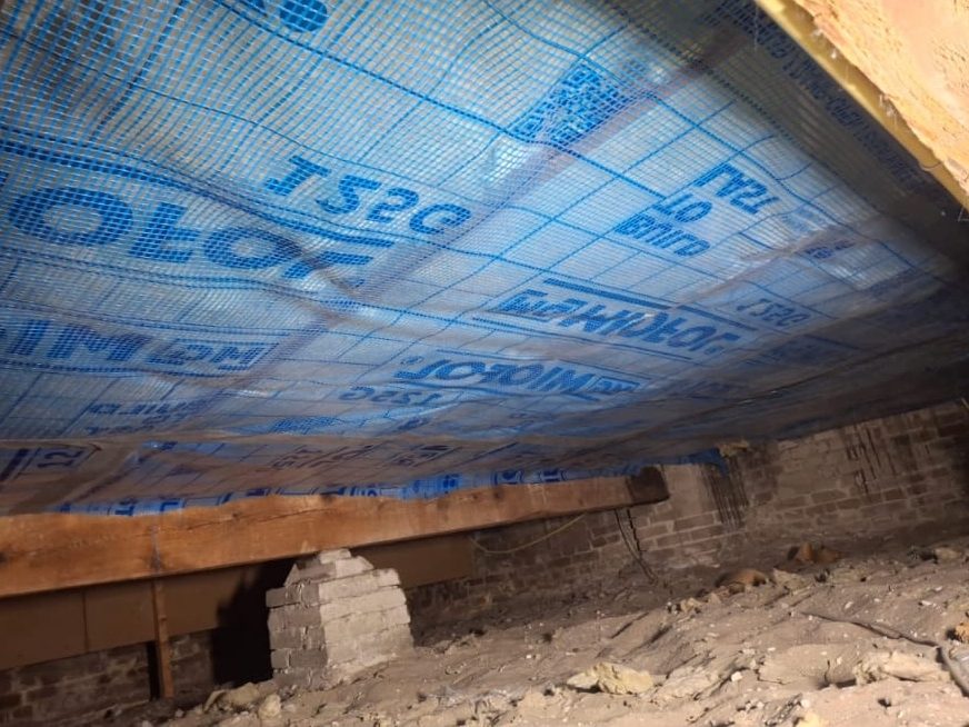 Isolatiewerkzaamheden in een woning